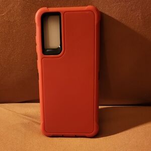 Sleek Red Phone Case. Fits Samsung S20 6.2 Phone